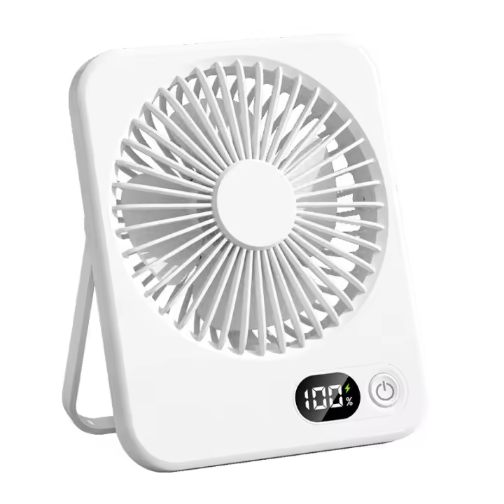 Ventilador Portátil Ultrafino De 2024 Con Vida Útil Larga Y Bajo Ruido Plegable Para Escritorio Y Carga Rápida Ventilador De Mesa De Gran Aire - 1