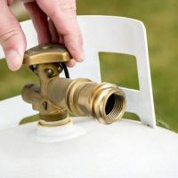 Adaptador De Latón Para Tanque De Propano LP Con Válvula De Servicio a Salida QCC Herramienta De Interruptor Sin Dispositivo Ignición - details 11