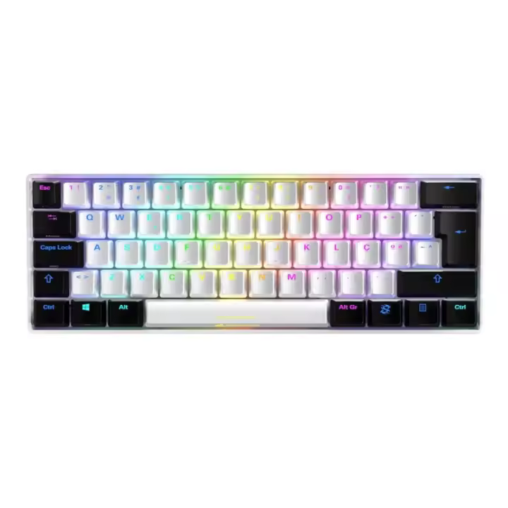 Sharkoon - SGK50 S4 teclado Juego USB QWERTY Español Blanco 4044951033966 - 1