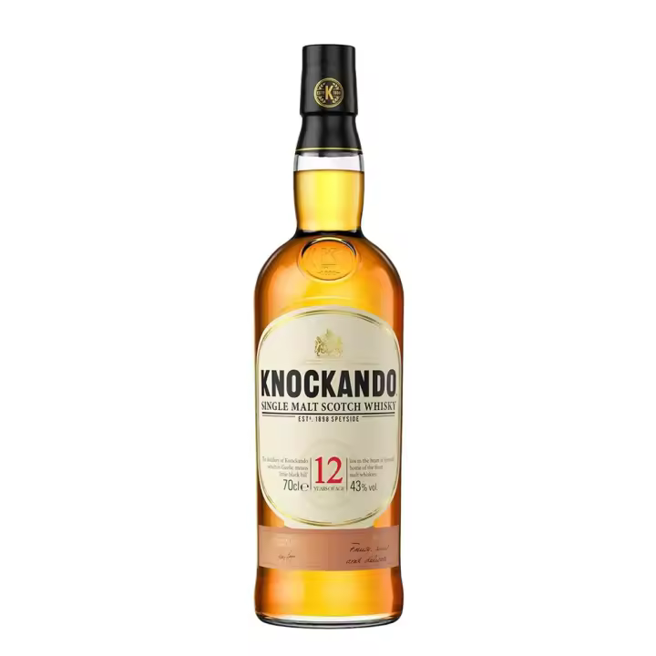 Whisky Knockando 12 Años - Botella 70 CL - Speyside Single Malt Scotch - 43% - 1