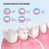 Irrigador Bucales Portatil, Irrigador Dental Portatil Viaje con 4 Boquillas 3 Modos,USB, 220ml Recargable Irrigador limpiador Dientes Agua Presion, IPX7 Impermeable - details 3