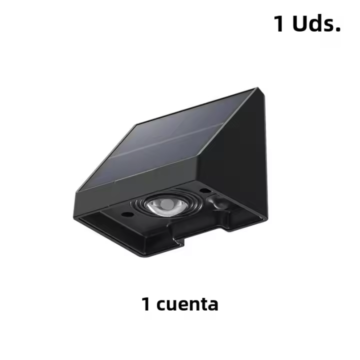 Luz De Pared Solar Exterior Impermeable Para Jardín Patio Balcón Iluminación Automática Noche LED Bombilla Moderna - 1