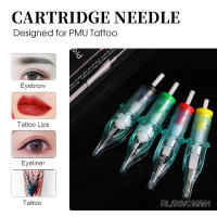 10PCS Agujas De Tatuaje Desinfectadas Y Desechables RL RS RM M1 Para Maquillaje De Labios Y Cejas Permanente Cartridge De Liner Redondo - details 1