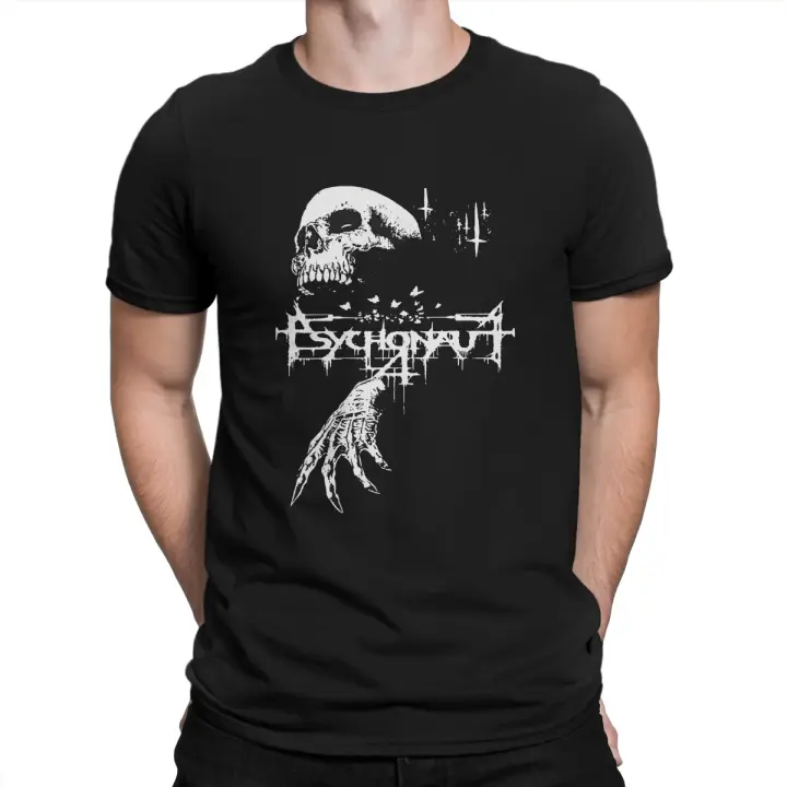 Camiseta Psychonaut 4 P4 Para Hombre Estilo Harajuku Rock Muertecillo Moda Casual Cuello Redondo Manga Corta Transpirable Ligera Absorbe La Humedad Talla Adecuada Para Todas Las Estaciones - 1