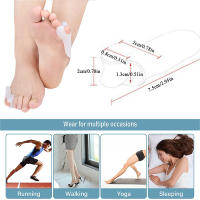 Corrector De Bollos Pexmen 2/4Pcs Separadores De Dedos Con Almohadillas De Gel Para Alivio Del Dolor De Bollos Y Callos En Los Pies Material De Silicona Ortopédico - details 4