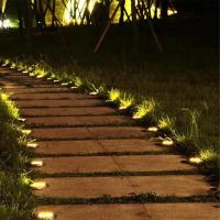 Outdoor solar lights, 8 garden lights, 8LED solar stainless steel underground lights - details 3