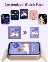 Reloj inteligente para niños y mujeres con función de Llamada, Reloj inteligente de 1,85 pulgadas con frecuencia cardíaca - details 0