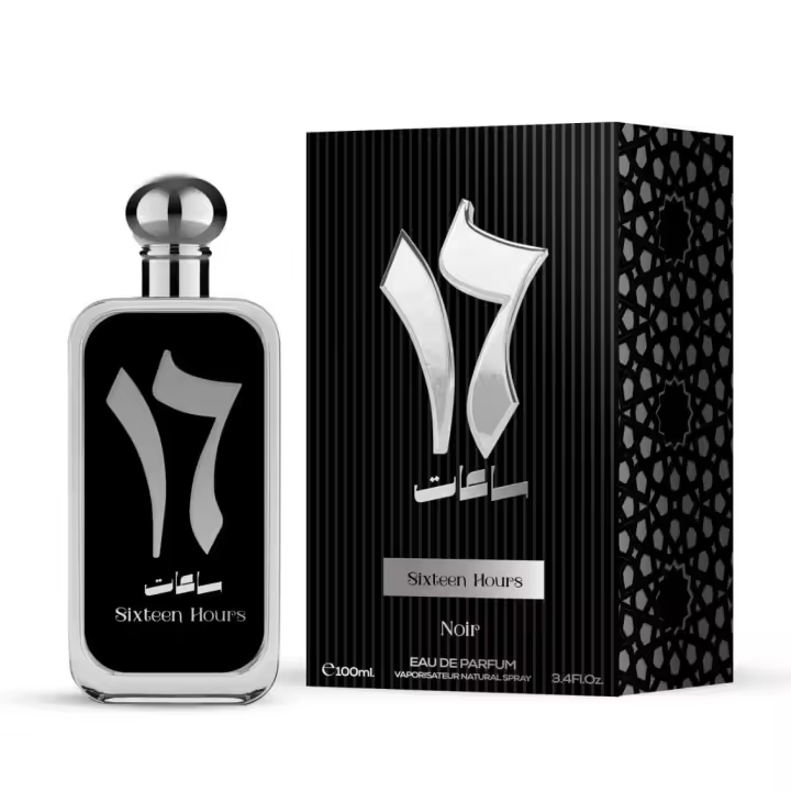 Permufe Arabe Sixteen Hours Noir Man 100 ml - Eau de Parfum para Hombre - Afaq - Vendido por Beauty World Distributor - 1