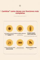 Lámpara De Escritorio LED Multifuncional Recargable Type-C 3 En 1 Portátil Para Estudio Oficina Y Dormitorio Con Luz Nocturna Y Control Remoto - details 3