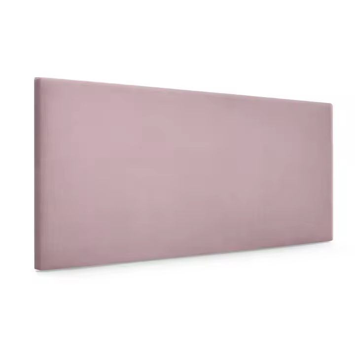 DHOME Cabecero de Polipiel o Tela AQUALINE Liso Cabeceros Cabezal Tapizado Cama Lujo (Salmón Tela) - 1