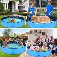 Maxia Market - Piscina plegable portátil para perros y mascotas, bañera de 80 cm, 120 cm para niños, PVC - details 1