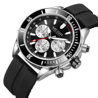 Reloj De Pulsera Deportivo Para Hombre MEGIR Lujo Negocios Caso Grande Luminoso Cronógrafo Resistente Al Agua Con Fecha - details 21