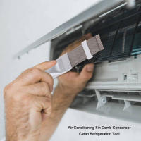 Herramienta De Limpieza De Finas De Aire Acondicionado Universal Portátil Kit De Reparación Para Sistema De Enfriamiento De Automóvil Cepillo De Plástico Para Radiador Condensador - details 0