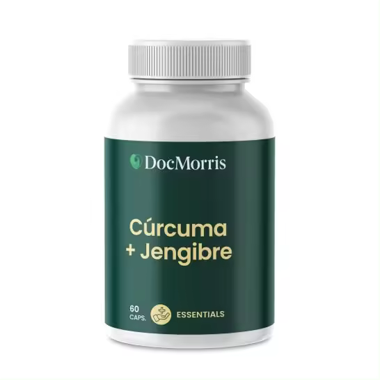 Suplemento alimenticio DocMorris Cúrcuma + Jengibre 60caps: Antioxidantes y antiinflamatorio para el bienestar - 1