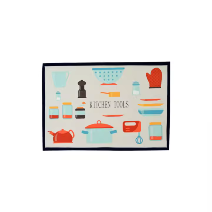 ALFOMBRA DE COCINA AMIKO MODELO CHEF CON MEDIDA 60X40 CM. - 1