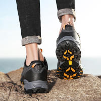 Zapatillas De Senderismo HIKEUP Para Hombre Transpirables Con Amortiguación Antideslizantes Deportivas De Montaña Exterior Zapatos De Correr Y Trekking - details 23