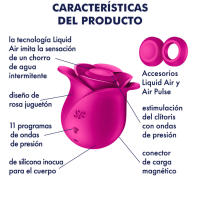 SATISFYER - AIR PULSE PRO 2 MODERN BLOSSOM VIBRADOR - EL SATISFYER MAS BONITO CON FORMA DE FLOR - details 6
