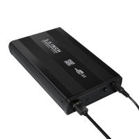 Carcasa De Disco Duro 3.5 Pulgadas Para SSD Y HDD SATA USB 2.0 Cubierta Protectora Negra Aluminio Externa Enclosure - details 6