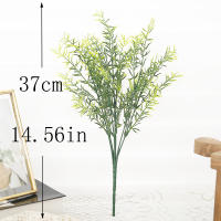 Planta Artificial De Plástico Milanera Falso Brotes Hojas Para Decoración De Hogar Oficina Jardín Bodas Fiesta Suministros DIY - details 2