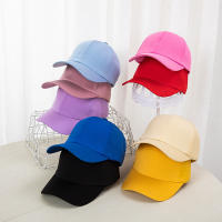 Gorro De Béisbol Para Niños Y Niñas Clásico De Color Sólido Ajustable Para Primavera Verano Protección Solar Sombrero De Pico - details 0