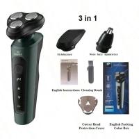Afeitadora Eléctrica 9D Para Hombres Recargable Impermeable Trimmer De Rotación Para Uso Seco Y Húmedo Batería Recargable - details 5