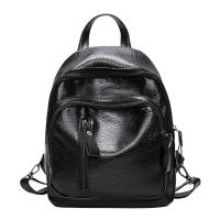 Mochila De Piel PU Para Mujer Pequeña Y Ligeramente Capaz Estilo Casual Con Cierre De Cremallera Mochila De Hombro Para Niñas Y Estudiantes - details 5