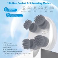 Masajeador eléctrico de cabeza Para El Cuero cabeludo para perros y Gatos con 4 cabecales de masaje e IPX7 para masaje - details 1
