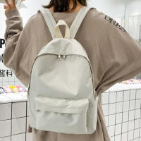 Mochila Preppy Para Estudiantes Gran Capacidad Botón Viaje Sólida Simple Harajuku Chic Moda Retro Unisex Alta Calle - details 16