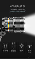 Faro de inducción de luz potente P50 con carga USB para exteriores, impermeable, zoom, de largo alcance, de aleación de aluminio, LED, para pesca - details 6