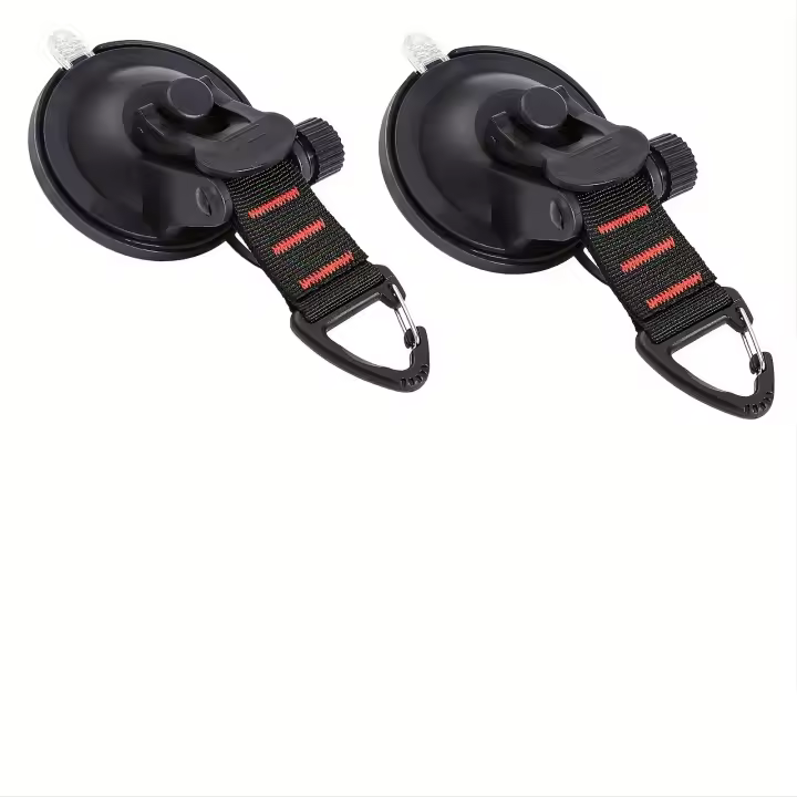 BOPORO Ganchos de Ventosa Duraderos para Fijar Toldos y Carpas de Coche - Accesorios para Acampar - 1