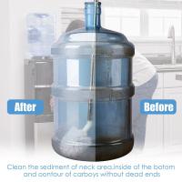 Cepillo Largo Para Limpieza De Botella De Agua De 5 Gallones Con Cerdas De Nylon Y Mango De Acero Inoxidable Cepillo Flexible Para Botellas - details 2