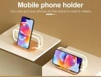 Lámpara De Mesa LED Con Cargador Inalámbrico Estación De Carga Rápida Para Teléfonos Móviles Soporte Para iPhone Samsung Xiaomi Dock De Luz Nocturna Sin Frenos - details 4