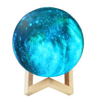 Lámpara De Noche LED 3D Recargable Luces De Luna Creativas Con Interruptor Táctil Para Decoración De Dormitorio Regalos Para Cumpleaños Venta Caliente - details 16