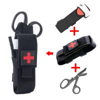 Kit De Primeros Auxilios Para Gatos Con Manguito Set De Supervivencia En Molle Funda Portadora De Equipamiento Médico Herramientas De Salud Para Exteriores - details 0
