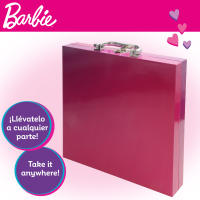 Barbie Maletín de maquillaje para niñas con espejo - details 2