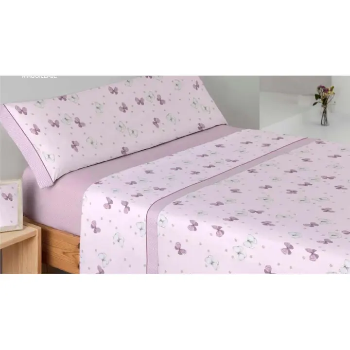 Juego de Sábanas Infantil - 50% Algodón y 50% Poliéster -Fabricado en España- Suavidad y Confort para Niños - 1