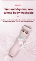 Afeitadora Corporal Para Mujer Recargable USB Eliminación De Pelo Painless Trimmer Para Cara Piernas Axilas Y Bikini Afeitadora De Pubis - details 4