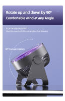 Ventilador de vera de alta velocidad, ventilador portátil recargable con refrigeración por agua, mini ventilador de escritorio USB, turbina de ma, mini ventilador personal - details 4