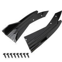 Par De Spoiler De Parachoques Trasero Para Coche Universal Fibra De Carbono Protección Anti-Choque Difusor De Borde De Pies Delanteros Y Aretes - details 9