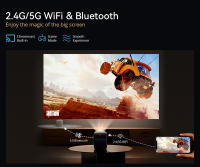 Proyector Wanbo Mozart 1 Pro con Wifi y Bluetooth, proyector de película Android TV 11, proyector inteligente nativo de 900 lúmenes ANSI 1080P, enfoque automático, evitación de objetos y adaptación de - details 11