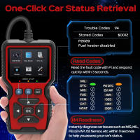 Herramienta De Diagnóstico OBD2 Lector De Códigos Del Motor Con Reset Smog Check Borrado De Códigos Datos En Tiempo Real - details 3