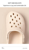 Sandalias Para Mujer Con Suela Gruesa Y Perforadas Aumento De Altura Zapatillas De Playa Caminadoras Transpirables Para Verano - details 2