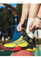 Zapatos De Baloncesto De Alta Top Para Estudiantes Antideslizantes Y Resistentes Al Desgaste Con Superficie De Malla Transpirable Para Jóvenes Deportistas - details 19