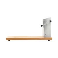 Jamonero BERGNER MASTERPRO de madera con soporte en acero inoxidable - Cortador de jamón en voladizo de 62x19,5x3,3 cm - details 10