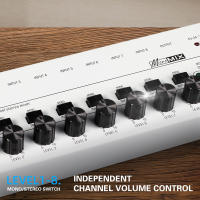 Mini Mixer G-MARK MIX8 Controlador De Mezclador Estéreo De 8 Canales Para Instrumentos Musicales Guitarra Micrófono Escenario - details 4