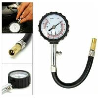 Air Tire Inflator Gauge Precision Air Pressure Meter with Trigger for Car Motorcycle Bike Easy Inflation - details 0
