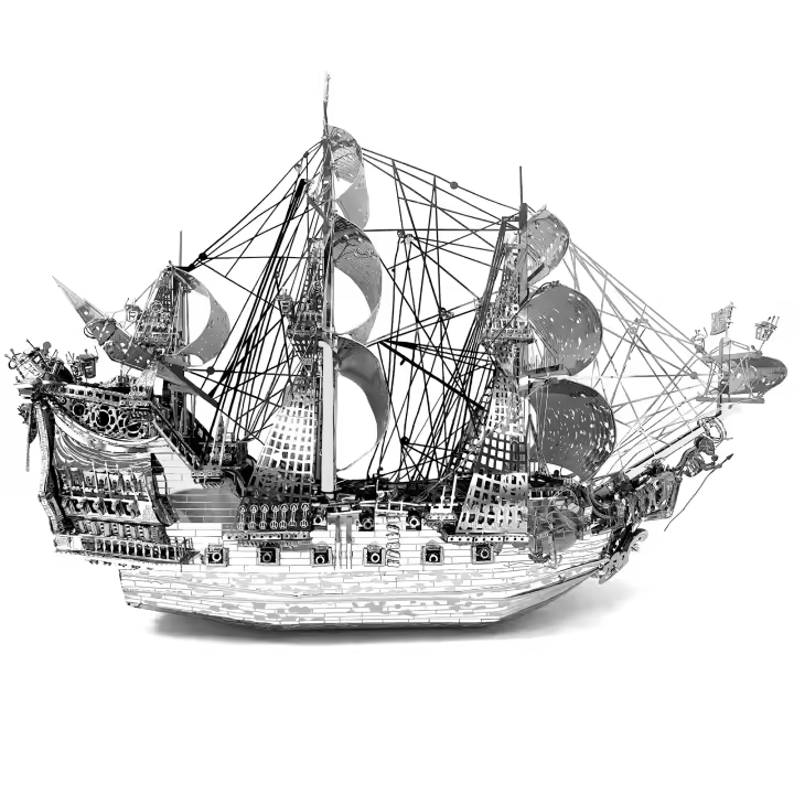 Kit De Modelos 3D De Acero Queen Anne Jigsaw DIY Puzle Laser Cortado Juguete Para Niños Estilo Coreano Tema FÁYIR - 1