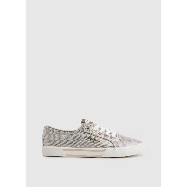 Pepe Jeans Brady Party Zapatilla Metalizada Mujer dorado - 1