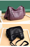 Bolso de pecho de mujer de nuevo estilo de moda, mochila de mujer minimalista simple de estilo coreano, mochila informal de cuero suave de gran capacidad para mujer - details 2
