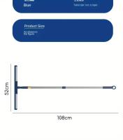 Limpia Vidrio Mágico Multifuncional De Silicona Telescopio Escobilla Para Baño Y Cocina Eficiente Limpieza Seco Húmedo - details 15